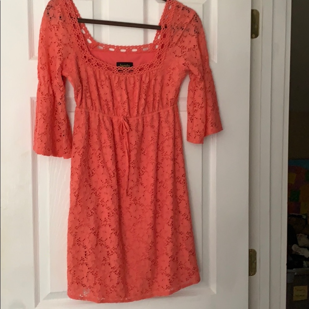 Laundry eyelet dress